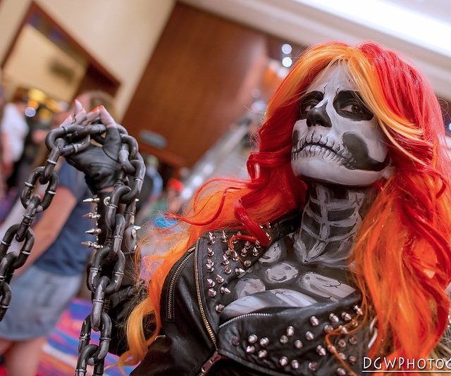 Lisa Phalstaf as Ghost Rider - Connecticut ComiConn