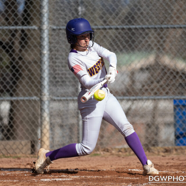 Westhill's Ava Smeriglio drives in a run against Immaculate on Friday.